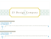 Tablet Screenshot of 23designco.blogspot.com