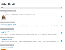 Tablet Screenshot of milites-christi.blogspot.com