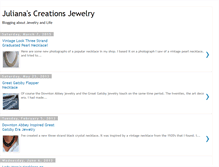 Tablet Screenshot of julianascreationsjewelry.blogspot.com