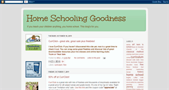 Desktop Screenshot of homeschoolinggoodness.blogspot.com