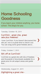 Mobile Screenshot of homeschoolinggoodness.blogspot.com
