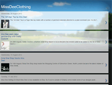 Tablet Screenshot of missdeeclothing.blogspot.com