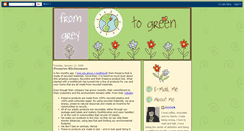 Desktop Screenshot of fromgreytogreen.blogspot.com