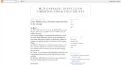 Desktop Screenshot of mlbgarbage.blogspot.com