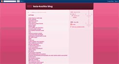 Desktop Screenshot of lesia-koshka.blogspot.com