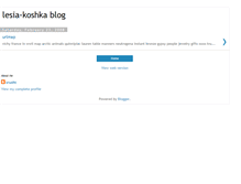 Tablet Screenshot of lesia-koshka.blogspot.com