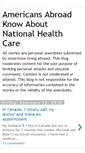 Mobile Screenshot of healthcareforamerica.blogspot.com