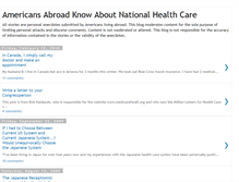 Tablet Screenshot of healthcareforamerica.blogspot.com