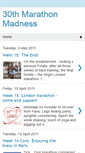 Mobile Screenshot of 30thmarathonmadness.blogspot.com