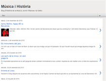 Tablet Screenshot of musicaihistoria.blogspot.com