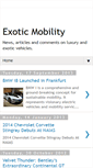 Mobile Screenshot of exotic-mobility.blogspot.com