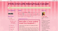 Desktop Screenshot of pinkcrayonhandmadecards.blogspot.com