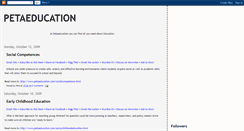 Desktop Screenshot of petaeducation.blogspot.com