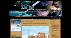 Desktop Screenshot of bibliaeaciencia.blogspot.com