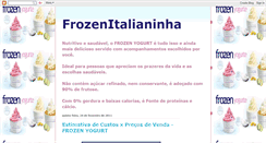 Desktop Screenshot of frozenitalianinha.blogspot.com