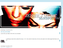 Tablet Screenshot of jessiejmusic.blogspot.com