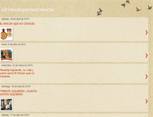 Tablet Screenshot of elrinconquenoconoces1.blogspot.com