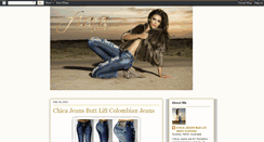 Desktop Screenshot of chicajeansbuttliftjeans.blogspot.com