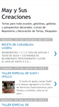 Mobile Screenshot of maybelysuscreaciones.blogspot.com