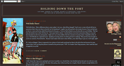 Desktop Screenshot of holdindownthefort.blogspot.com