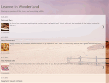 Tablet Screenshot of leanneinwonderland.blogspot.com