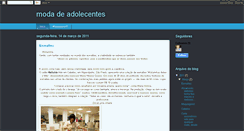 Desktop Screenshot of jovensdamoda.blogspot.com