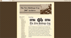 Desktop Screenshot of newbabbagecogarchives.blogspot.com
