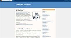 Desktop Screenshot of learnasyouplay.blogspot.com
