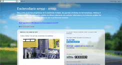 Desktop Screenshot of esclerodiario.blogspot.com