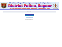 Tablet Screenshot of nagaurpolice1.blogspot.com