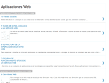 Tablet Screenshot of aplicacioneswebporcarlosbr.blogspot.com