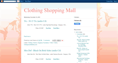 Desktop Screenshot of clothingshoppingmall.blogspot.com