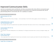 Tablet Screenshot of improvedcommunication.blogspot.com