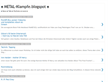 Tablet Screenshot of metal-klampfe.blogspot.com