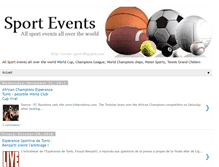 Tablet Screenshot of events-sport.blogspot.com