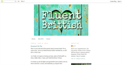 Desktop Screenshot of fluentbrittish.blogspot.com