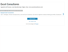Tablet Screenshot of excelconsultores.blogspot.com