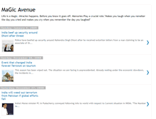 Tablet Screenshot of magicavenue.blogspot.com