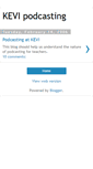 Mobile Screenshot of kevipod.blogspot.com