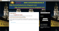 Desktop Screenshot of concertodautunno-cur.blogspot.com