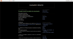 Desktop Screenshot of ganadobravo.blogspot.com