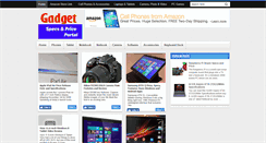 Desktop Screenshot of gadgetspecsprice.blogspot.com