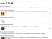 Tablet Screenshot of danceisloved.blogspot.com