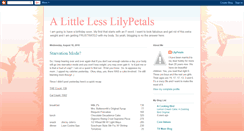Desktop Screenshot of lesslily.blogspot.com