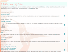 Tablet Screenshot of lesslily.blogspot.com