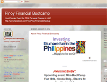 Tablet Screenshot of pinoyfinancialbootcamp.blogspot.com