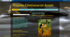 Desktop Screenshot of mujerescristianasenaccion.blogspot.com