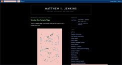 Desktop Screenshot of matthewijenkins.blogspot.com