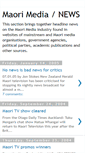 Mobile Screenshot of maorimedianews.blogspot.com