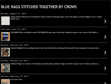 Tablet Screenshot of blueragsstitchedtogetherbycrows.blogspot.com